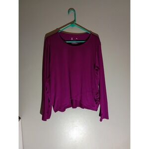 Xersion Top Women Size XL Long sleeve Round‎ Neckline